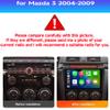 Radio for Mazda 3 2004-2009 Android 13 9" IPS Touch Screen, Car Stereo with CarPlay & Android Auto, GPS Navigation DSP SWC 5G WiFi Camera 4CORE 2+32GB view 2