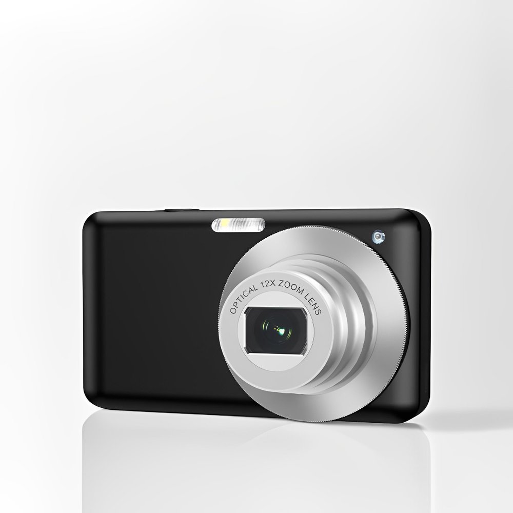 4K Digital Camera 64MP with 10X Optical Zoom WiFi Autofocus 3 Inch Screen Built in Flash Portable Rechargeable Camera for Travel Photography (Black)