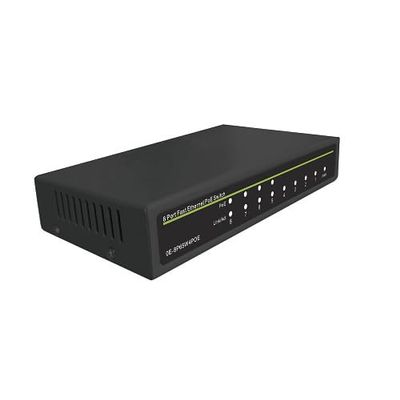 0E-8P65W4POE 8-Port Fast Ethernet Switch; 4-Port PoE + 4-Port Uplink