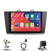 Radio for Subaru Legacy Outback 2015 2016 2017 2018 Android 13 9" IPS Touch Screen, Car Stereo with CarPlay & Android Auto, GPS Navigation DSP SWC 5G WiFi Camera 2015-2017_8CORE 6+128GB view 1