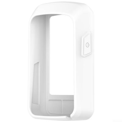 Silicone Case Fit for Wahoo ELEMNT Bolt V3 with Secure Installation, Ultra-Thin Soft Cycling GPS Protective Cover Fit for Wahoo Accessories, Anti Drop Protection Bike Computer(White)