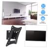 BRIGHTFUFU Adjustable Stainless Steel Monitor Wall Mount Rack for Displays Ergonomic Viewing Angle Sturdy Design Supports Up for Home Office Setup view 3