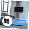 BRIGHTFUFU Adjustable Stainless Steel Monitor Wall Mount Rack for Displays Ergonomic Viewing Angle Sturdy Design Supports Up for Home Office Setup view 4