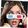 Holibanna 10Pcs Viewing Glasses for Movies Anaglyph Style Lightweight Durable Comfortable for Film Gaming and Experiences Friends view 4