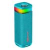 JLab JBuds Party Portable Bluetooth Speaker, 2 Full-Range Drivers + 2 Passive Woofers, IP56 Waterproof, 12 Hours Playtime, Connect Multiple Speakers, Custom Sound + RGB Lighting via App, Cyan view 1