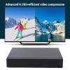 4K 8CH POE NVR H.265+ Security Network Video Recorder, Hybrid CCTV DVR, Supports Up to 4pcs 4K 5MP 4MP 3MP 1080P IP Cameras, USB Backup VGA HD Display Interface Output (US Plug) view 4