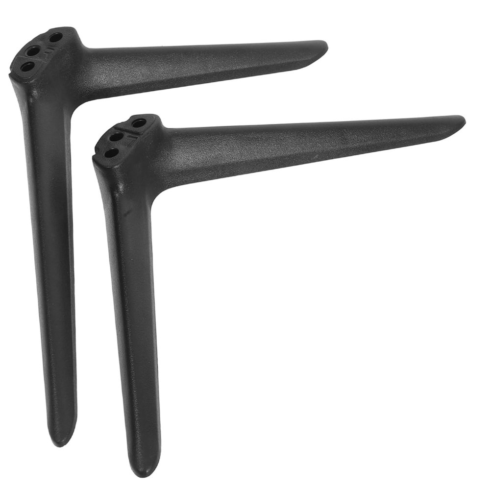 Amosfun 1Pair Stable Tv Stand Base Dual Pedestal Feet for Tvs Quick Setup Secure Mounting Versatile Use Home Office Reliable Support for Optimal Viewing Height