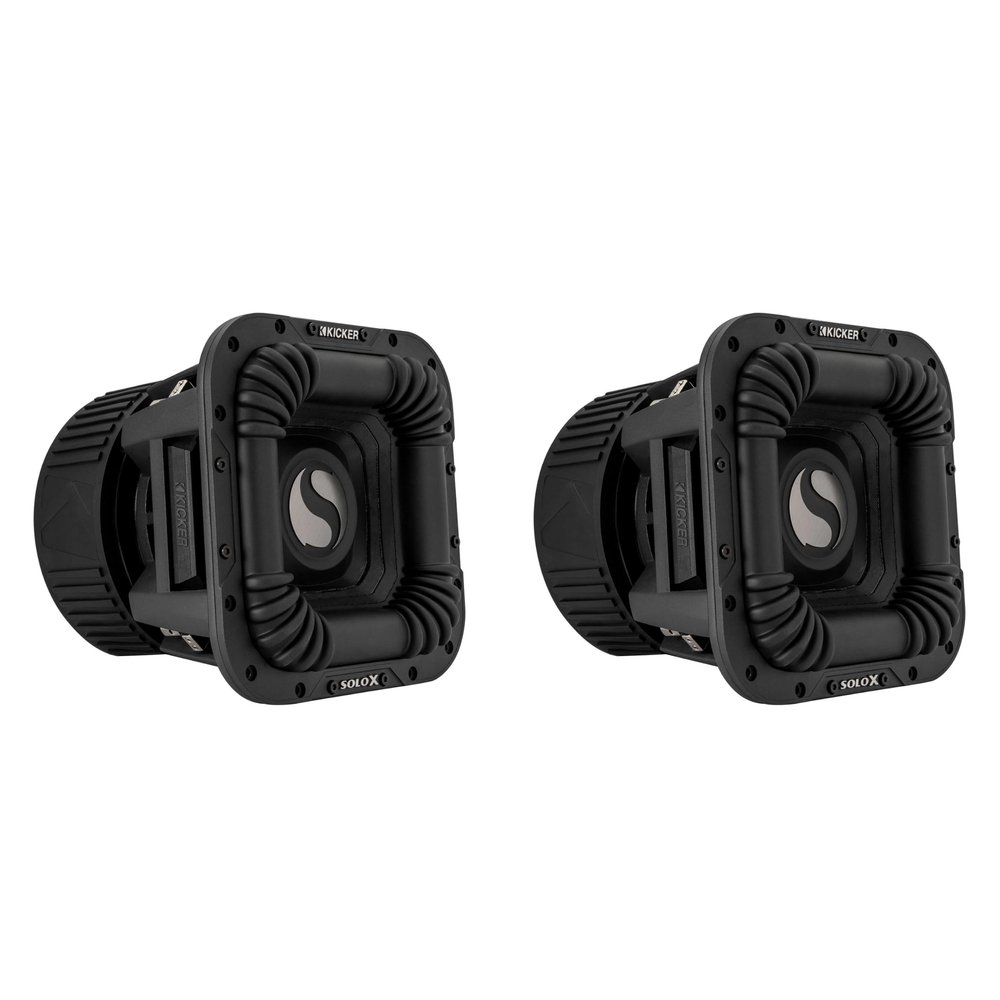 Kicker (2) 49L7X102 - SoloX L7X 10-Inch Competition Subwoofer, 2-Ohm