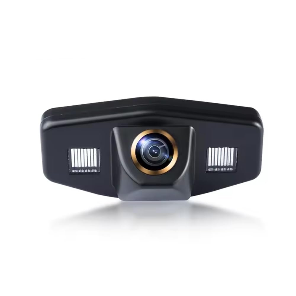 aSATAH AHD/CVBS Car Rear View Camera's Fisheye Lens License Plate Lamp-Camera with RCA Cable & Vehicle Camera for Honda Accord/Inspire/Spirior/Honda Civic VII VIII/Honda City 4D (CVBS-AHD)