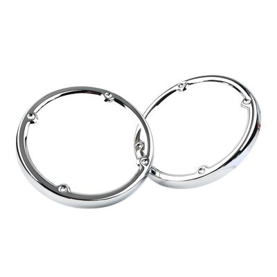 Chrome Motorcycle Tour Pak Speaker Trim Fit for Harley Electra Glide Ultra Limited Tri Glide 2014-2019