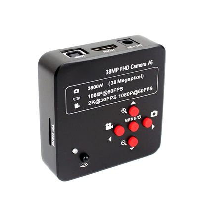 Microscope Full HD 38MP 2K 1080P 60FPS Industry Video Microscope Camera HDMI-Compatible USB Simultaneous Output Magnifier Chip