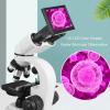 Microscope, Electronic Eyepiece, 5.0 Display, 20000X, Binocular Wide-Angle Eyepiece, Can Be Connected to Mobile Phones, Computers, for Scientific Experiments,20000X view 3