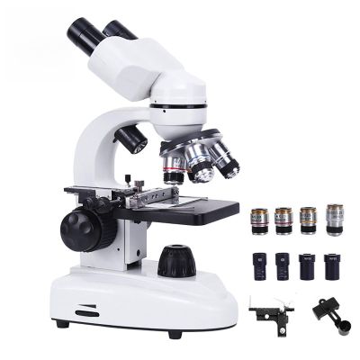 12000x/18000x/30000x Laboratory Binocular Compound Microscope, Professional HD Biological Microscope for Adult Students, for Laboratory, Science Research,12000X
