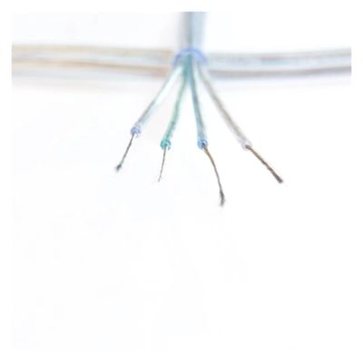HUIZHUGS Wire and Cable Transparent Wire Multi-core Copper 4core Pendant Lamp Cable PVC Sheathed Round DIY Crystal Lamp Wire Power Cord Wire and Cable(OD 6.16mm 120W)
