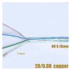 HUIZHUGS Wire and Cable Transparent Wire Multi-core Copper 4core Pendant Lamp Cable PVC Sheathed Round DIY Crystal Lamp Wire Power Cord Wire and Cable(OD 6.16mm 120W) view 2