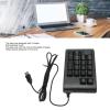 YuRui TENG 19 Key Numeric Keypad with 3 Colors Backlit, U Shaped Keys, USB Wired Number Pad for Laptop PC Desktop, Plug and Play, for Spreadsheets and Financial Applications view 2