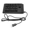 YuRui TENG 19 Key Numeric Keypad with 3 Colors Backlit, U Shaped Keys, USB Wired Number Pad for Laptop PC Desktop, Plug and Play, for Spreadsheets and Financial Applications view 3