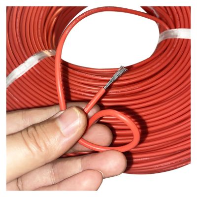 HUIZHUGS Wire and Cable 0.3 Square Highline Tinned Copper Electrical Wire 22awg Cable Heat-Resistant Silicone Multicolor Insulated Wire 305m Wire and Cable(Red)