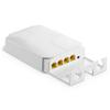 Outdoor 4 Port Gigabit PoE Extender, 1 in 3 Out PoE+ Repeater, 10/100/1000Mbps, IEEE 802.3 af/at 30W, Wall Mount Waterproof YuLinca POE Passthrough Switch view 1