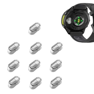 10 Pack Charger Port Protector for Garmin Forerunner 970,BOVUGAC TPU Dust Plug Anti-dust Plugs Compatible for Garmin Forerunner 970-Clear White
