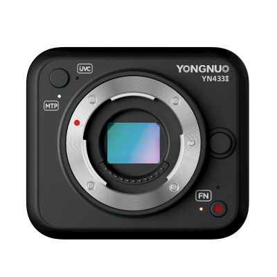 YONGNUO YN433II Live Steaming Camera 4K Digital USB Camera 8-Core 2.2GHz Main Frequency RAM 6GB + Flash 64G Storage M43 Interchangeable Lens System with Built-in Andriod 10.0 for Phone and Computer