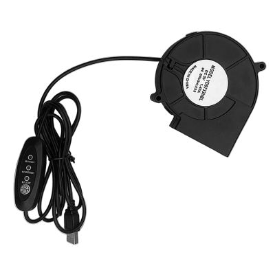Adjustable High Speed 9733 USB Cooling Fan for 3D Printer and Home Appliances Starting Heat Dissipation 5V 2A Input