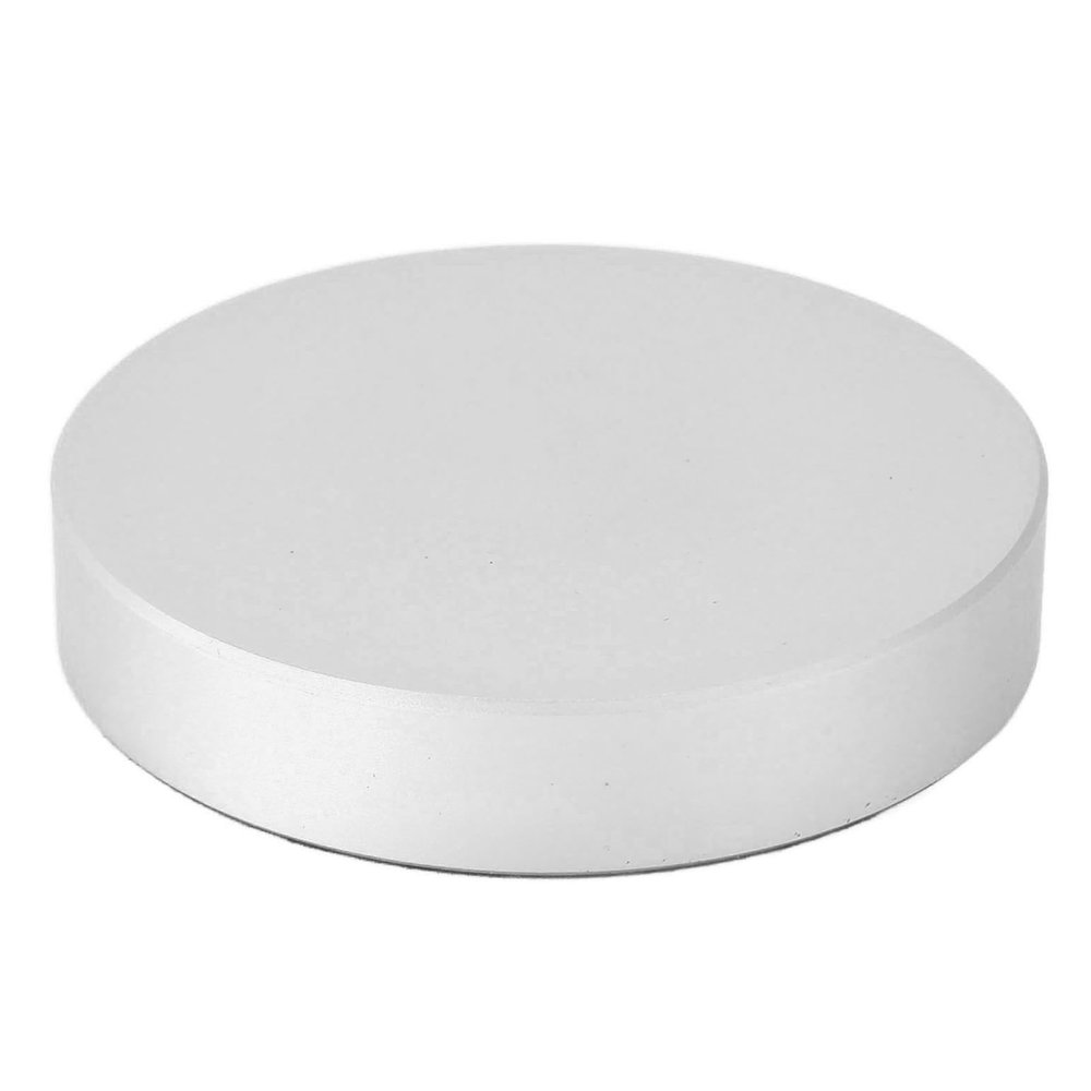 Aluminum Alloy Disc Stabilizer for Turntables, 194g Lightweight HiFi Record Weight, Reduces Vibration and Improves Sound Quality, Universal Fit for Belt and Direct Drive Turntables (Silver)
