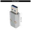 hejhncii USB3.0 Male Connectors Adapter with 6mm Opening for Fast Data Transmission and Device Charging in Aluminum Housing view 3