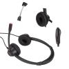 RJ9 Corded Business Headphone with Mic, Noise Cancelling, Silenced Function, Volume Adjustment, Durably for Office Call Center Customer Service view 4