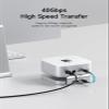 Hagibis Mac mini M4 Hub & Stand with 40Gbps SSD Enclosure, 3 in 1 USB Type-C Docking Station with 40Gbps M.2 NVMe SSD Case, USB2.0 * 3, 3.5mm Jack AUX (MC60 Pro) view 3