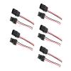 3 Pin Connector Waterproof 16-14 AWG 3-Wire Automotive Electrical Connectors Male and Female Way, 5Pair Accessory bb view 1
