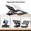 for Samsung Galaxy Z Fold 7 6 5 Trifold Stand and Keyboard, Aluminum Foldable Phone Stand Holder for Desk, 7.9 inch Mini Bluetooth Keyboard, 4 in 1 Portable Set Include Mouse and Pen view 3