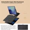 for Samsung Galaxy Z Fold 7 6 5 Trifold Stand and Keyboard, Aluminum Foldable Phone Stand Holder for Desk, 7.9 inch Mini Bluetooth Keyboard, 4 in 1 Portable Set Include Mouse and Pen view 4