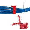 9mm Cable Holder Vibranted Color Wire Organize for Streamlining Home Entertainment Cat5 Cat6 Networking Cable view 2