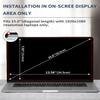 Seorsok 15.6 Inch 360Laptop Privacy Screen Filter,Anti Peeping Anti Blue Light Anti-Fingerprint Laptop Privacy Protector,Compatible with 15.6" with 16:9 Aspect Ratio HP/Lenovo/Dell/Acer/ASUS view 3