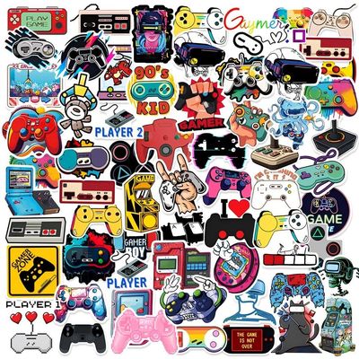DETICKERS Video Game Party Favor Stickers for Boys 812, 100 PCS Gaming Water Bottle Stickers Waterproof Vinyl Classroom Rewards Gamer Gifts for Teen Boys