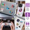 DETICKERS Video Game Party Favor Stickers for Boys 812, 100 PCS Gaming Water Bottle Stickers Waterproof Vinyl Classroom Rewards Gamer Gifts for Teen Boys view 3