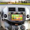 Car Radio for Toyota RAV4 2007 2008 2009 2010 2011 2012, 7-inch Touch Screen Stereo Support CD/DVD,CarPlay&Android Auto, Bluetooth5.2&Voice Control, Backup Camera& SWC,AM/FM Car Radio Receiver view 1