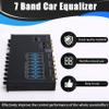 Yaregelun 7 Band Car Equalizer Audio EQ Tuning Crossover Amplifier Parametric Car Preamplifier Audio Equalizer +-12dB view 3
