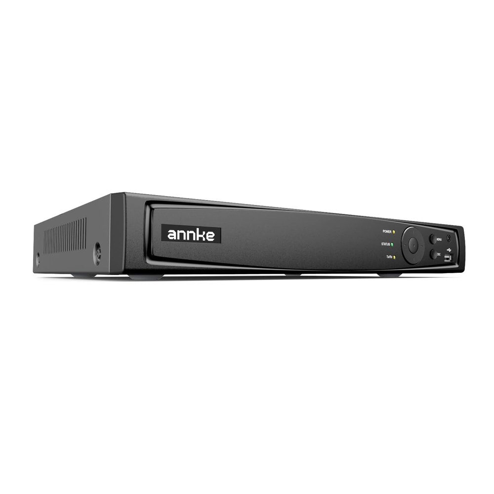 ANNKE 12MP 8CH PoE NVR, Smart AI Network Video Recorder, Support up to 8X IP Cameras, Works with 12MP/8MP/6MP/5MP/4MP PoE Cam, 24/7 Recording, RTSP, (Not Included HDD)