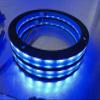 6.5''X2 RGB+White LED Speaker Ring for Car Truck Boat LED Subwoofer Audio Horn Lights Speaker Systems for Trucks Sandtoys Radio view 3