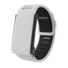 fitspur silicone wrist band compatible with whoop 4.0, sweatproof and waterproof replacement sportflex band (White black) view 1