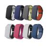 fitspur silicone wrist band compatible with whoop 4.0, sweatproof and waterproof replacement sportflex band (White black) view 2