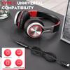 yoygerty Upgraded USB Type C Wired Headphones, Foldable Over-Ear Headphones with Mic and Volume Control, Hi-Fi Stereo Sound for Adults/Teens/Toddlers/Tablets/Travel(Red) view 4