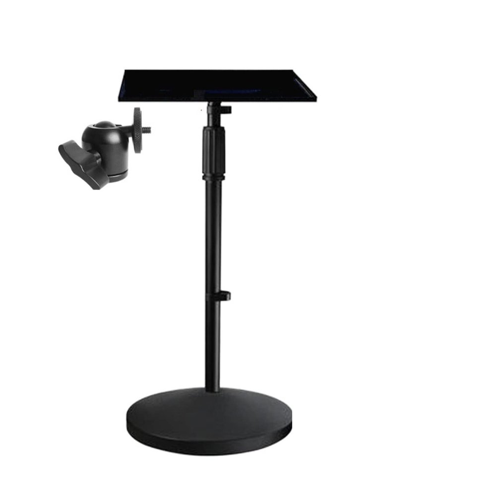 ADBWEKKF PMA-T3-85160 5KG 850-1650MM Projector Monopod Stand Laptop Floor Holder Height Adjustable with Tray 39x28.5cm Base(PMA-T3-85160II)