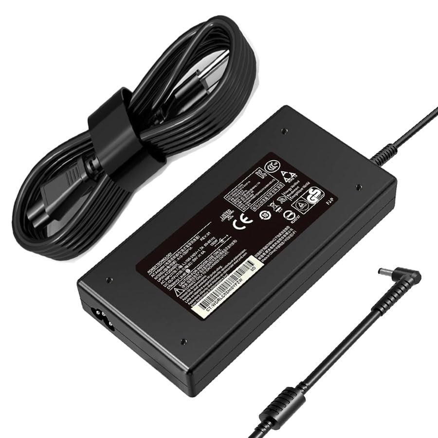 120W Charger Fit for MSI GF63 GV15 GV15-Thin-11SC GF63 Thin 10 11 12Th Intel Core Laptop MS-16R5 MS-16R6 MS-16R7 ADP-120VH D A17-120P2A MSI Laptop Charger