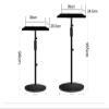 ADBWEKKF PMA-T3-85160 5KG 850-1650MM Projector Monopod Stand Laptop Floor Holder Height Adjustable with Tray 39x28.5cm Base(PMA-T3-85160N) view 4