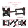 ADBWEKKF TV Wall Mount Articulating LCD Monitor Full Motion Extension Arm for Most 32-43 Inch LED TV Flat Screen VESA Up to 200x200mm(32-50inch) view 3