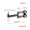 ADBWEKKF LCD-123L-PR Strong Projector Wall Mount Bracket Full Motion 360 Rotate Tilt 30kg Profile Extendable Wall Distance(LCD-123L-PR) view 3