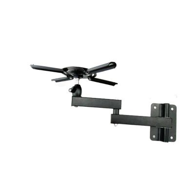 ADBWEKKF LCD-122PR-A Strong Projector Wall Mount Bracket Full Motion 360 Rotate Tilt 8kg with Plate Flexible Arm Foldable(with Hook)